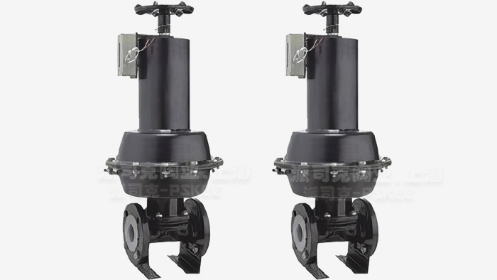 英标常闭式气动隔膜阀图片