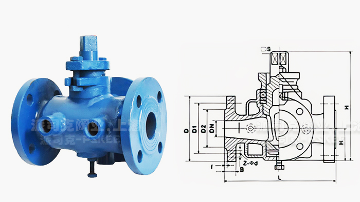 三通保温旋塞阀尺寸图