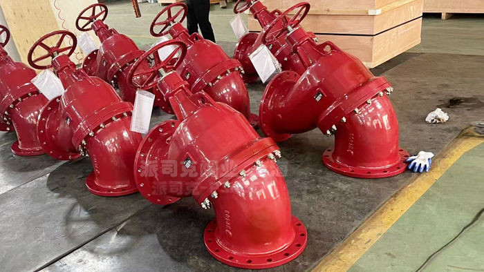 三合一多功能角式止回阀图片