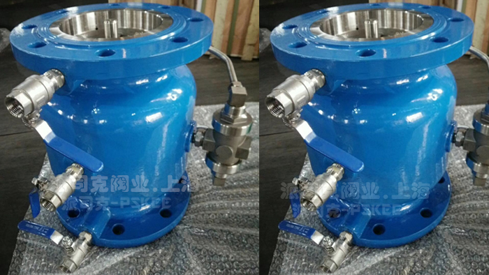 低阻力防水倒流止回阀实物图