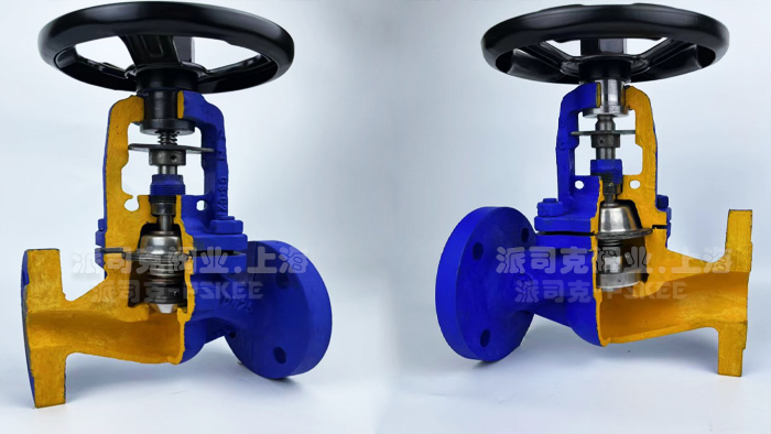 波纹管密封截止阀结构图