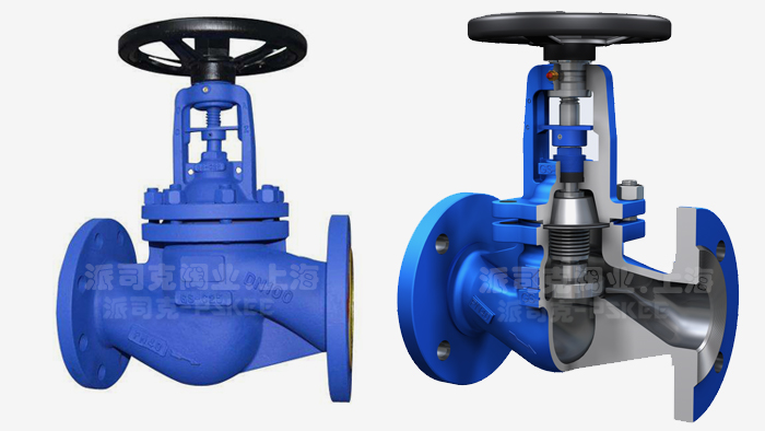 德标法兰截止阀结构图