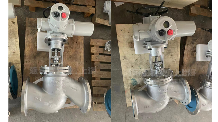 电动法兰截止阀图片