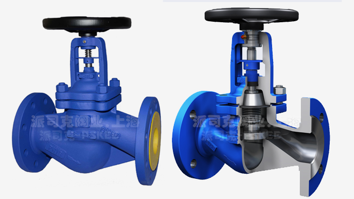 波纹管密封截止阀结构图