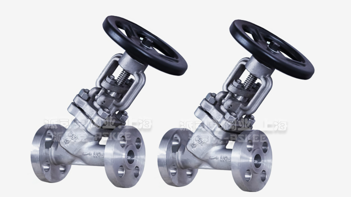 不锈钢直流式波纹管截止阀图片