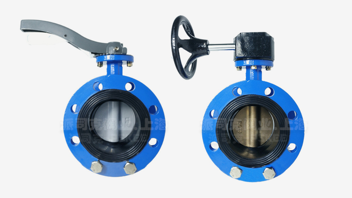 法兰软密封蝶阀图片