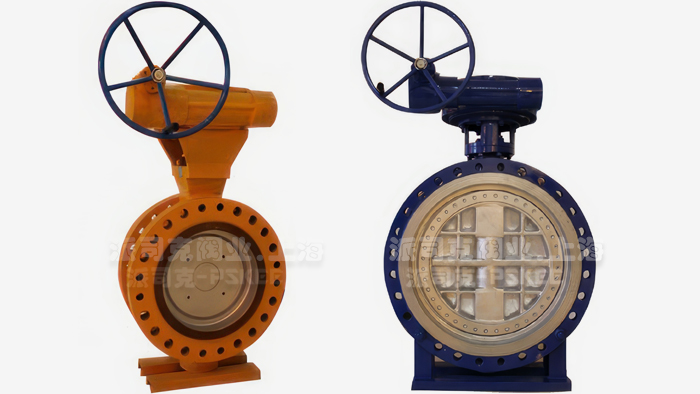 三偏心多层次硬密封蝶阀图片