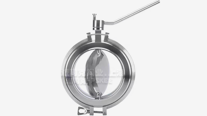 卫生级粉体蝶阀实物图