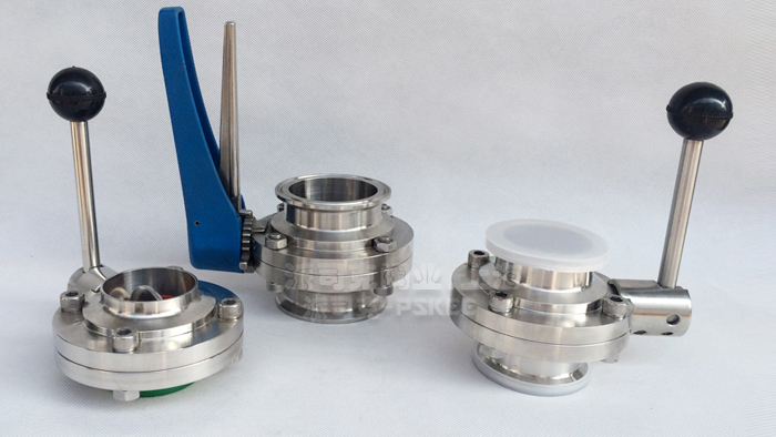 手柄卫生级蝶阀图片