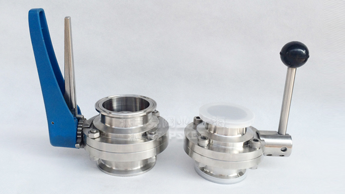 手动卫生级蝶阀图片