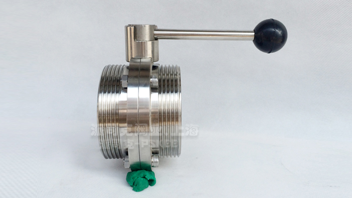 卫生级外螺纹蝶阀图片