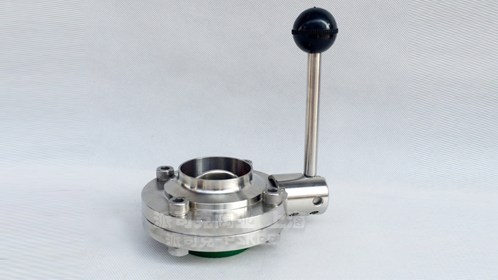  卫生级焊接蝶阀图片