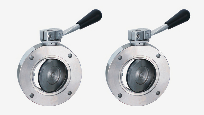 手动高真空开关蝶阀图片