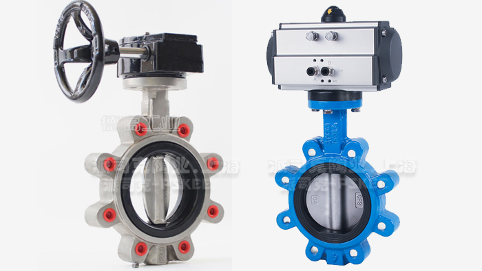 凸耳式气动蝶阀图片