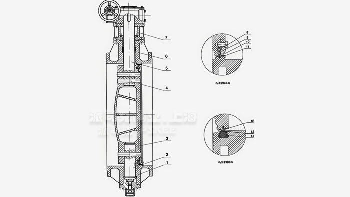 法兰式双偏心蝶阀结构图