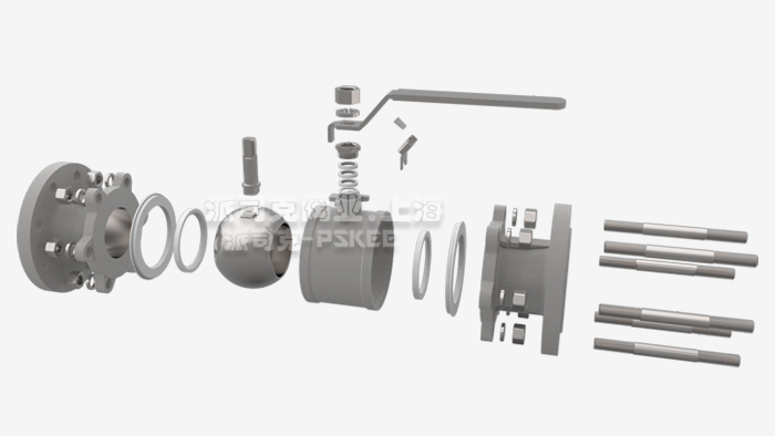 德标球阀结构图