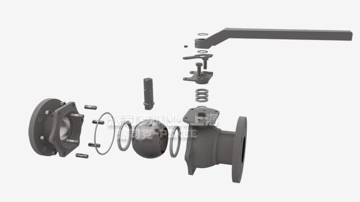 日标球阀结构图