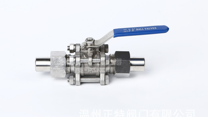 三片式活接球阀图片