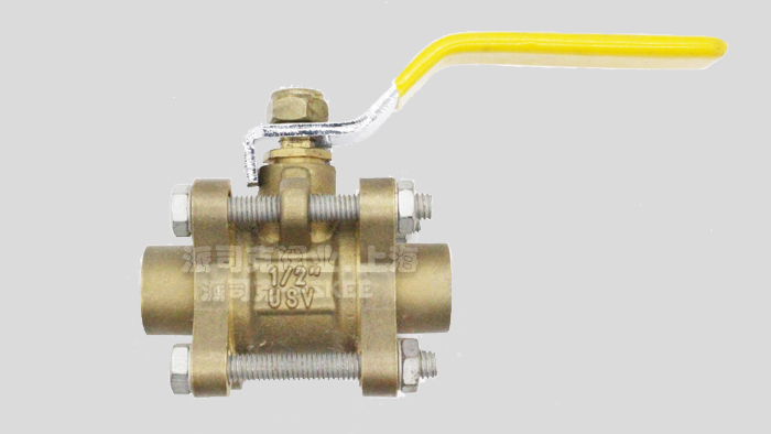 三片式铜球阀图片