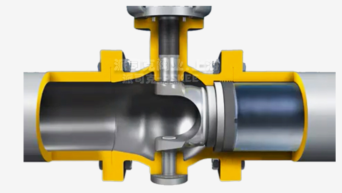 侧装式偏心半球阀结构图