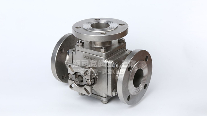 不锈钢三通方体球阀图片