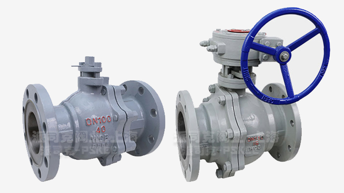 铸钢法兰球阀图片