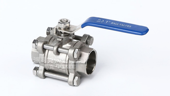 不锈钢三片式焊接球阀图片