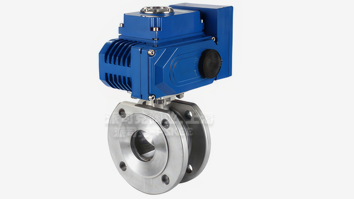电动对夹式球阀图片