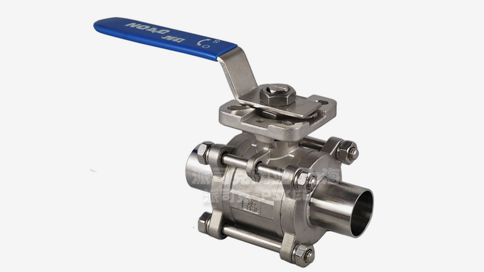 三片式卫生级对焊球阀图片