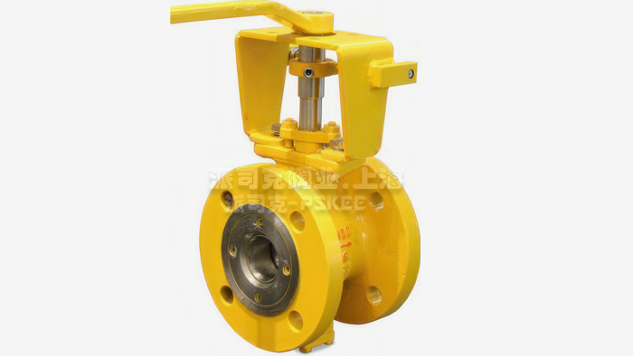 手动V型调节球阀图片