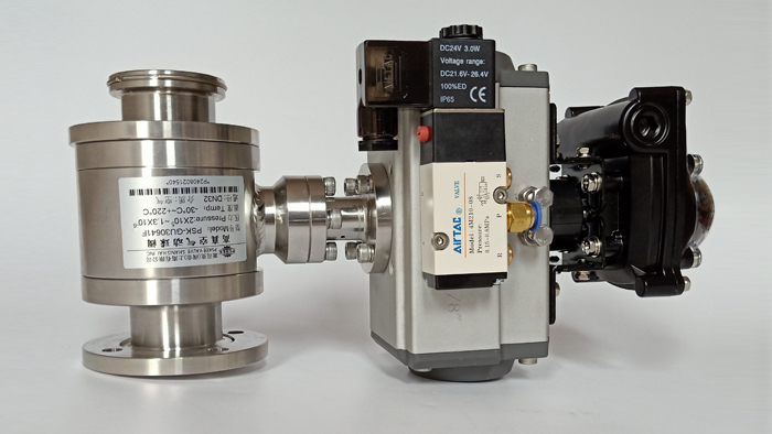 气动高真空压力球阀图片