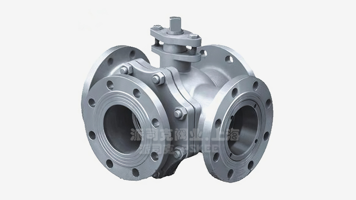 不锈钢四通球阀图片