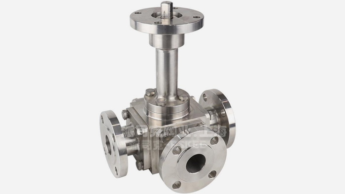 四通换向球阀加长杆