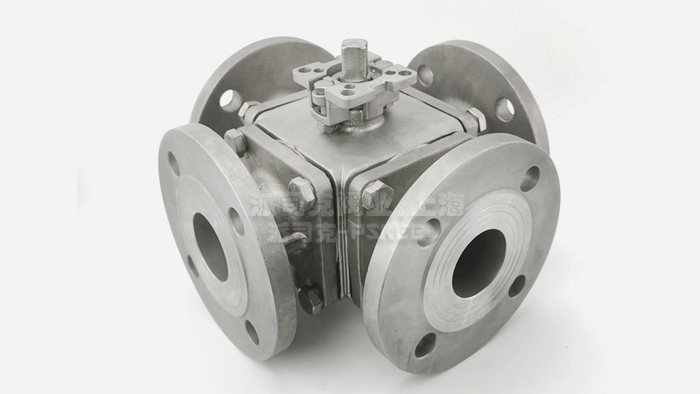 四通换向球阀图片