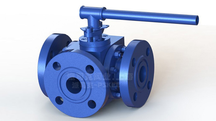 T型三通球阀图片