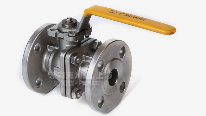 美标二片式法兰球阀图片