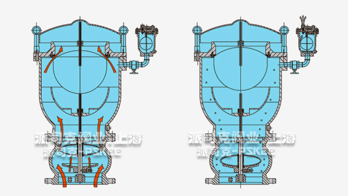高压防水锤排气阀原理图