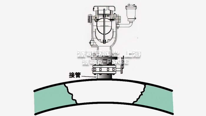 防水锤排气阀安装示意图