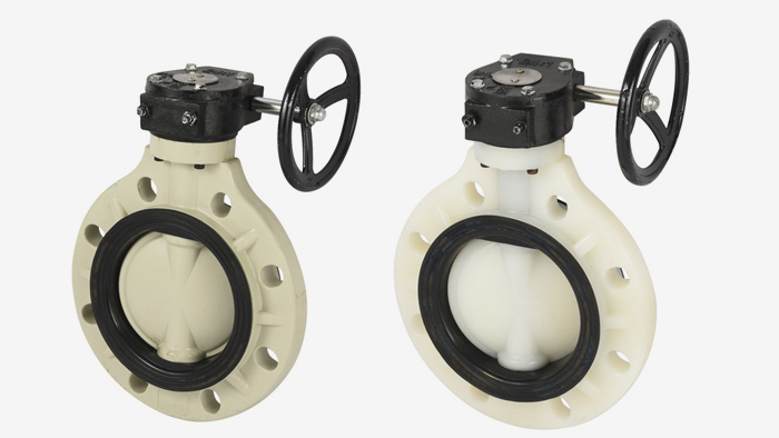 PVDF塑料蝶阀图片