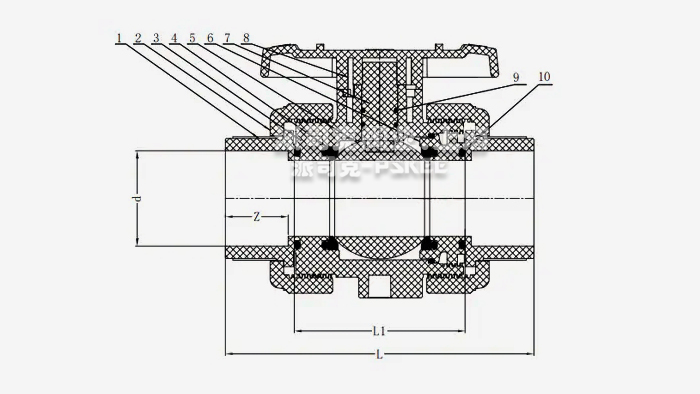 双由令球阀尺寸图