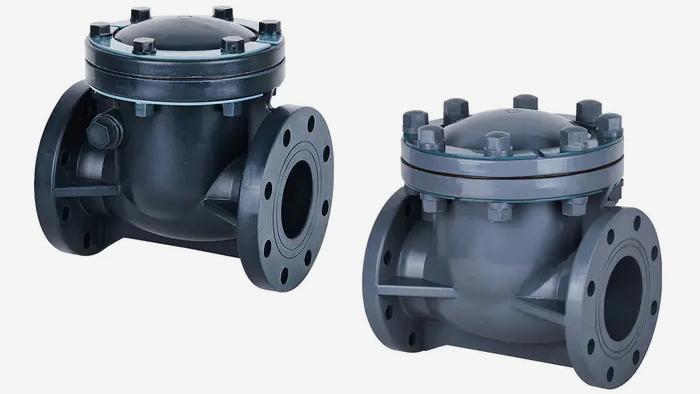 UPVC旋启式塑料止回阀