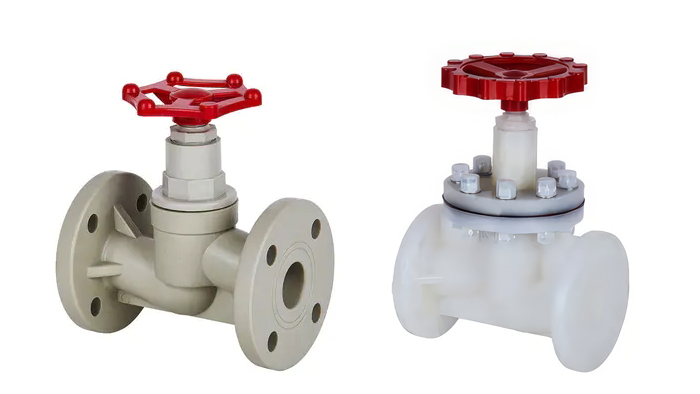 PVDF塑料法兰截止阀