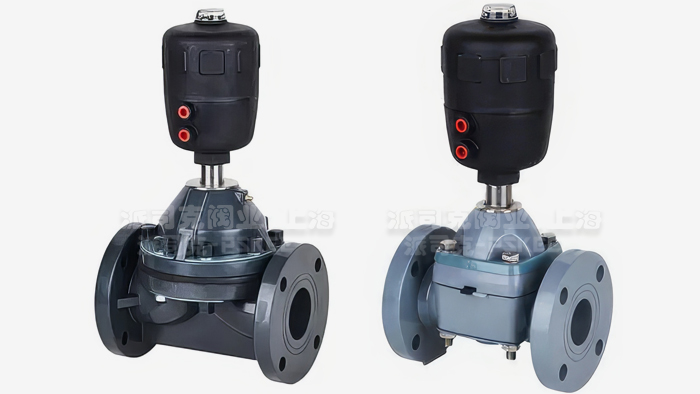 CPVC气动塑料隔膜阀
