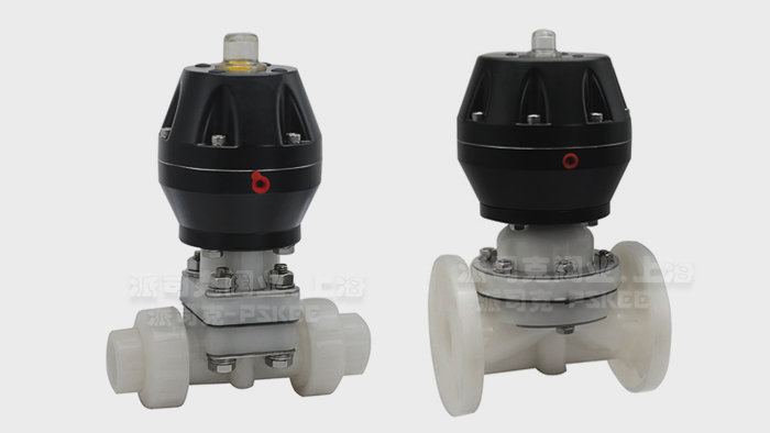 PVDF气动塑料隔膜阀