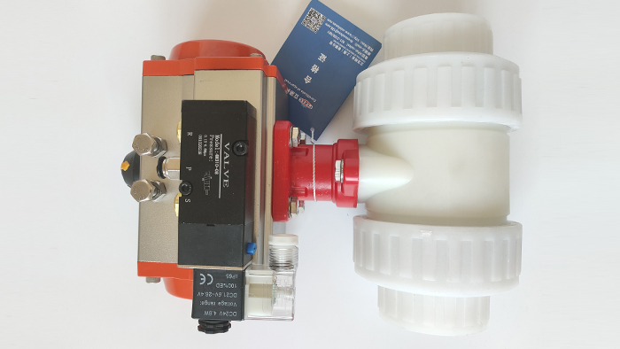 PPH气动热熔球阀