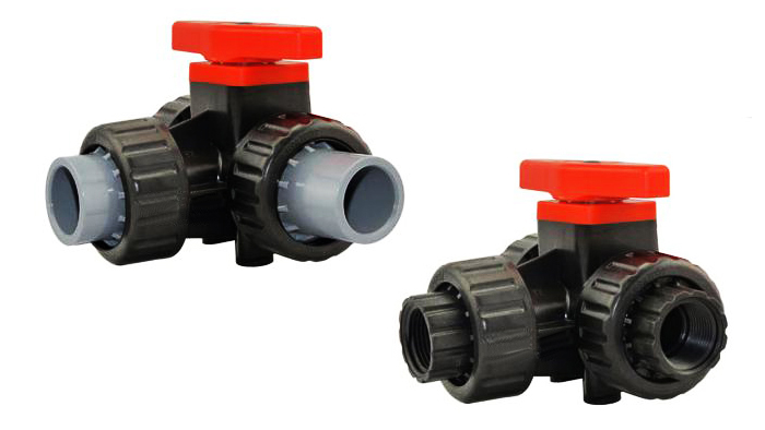 手动三通塑料球阀