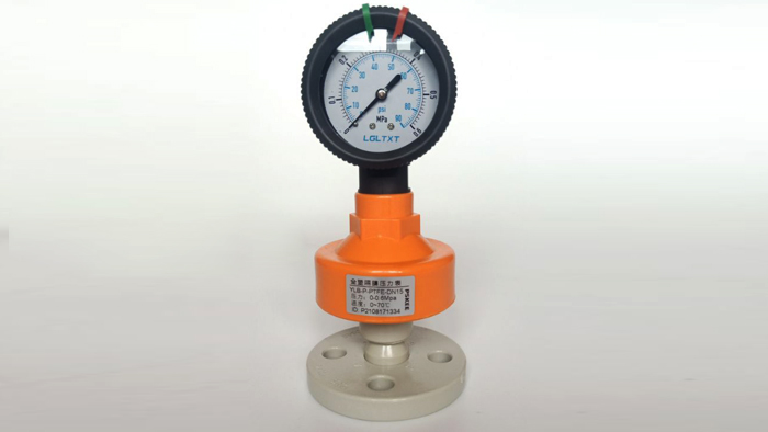 法兰隔膜压力表