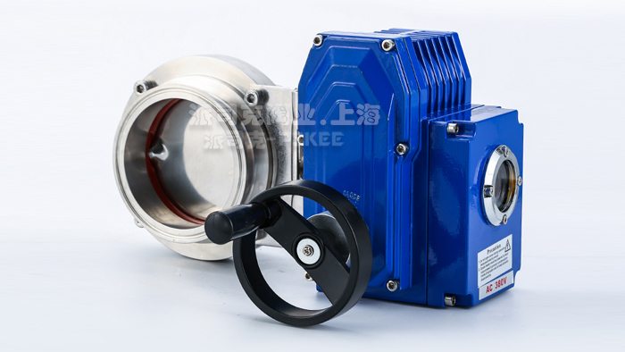 电动卫生级快装蝶阀