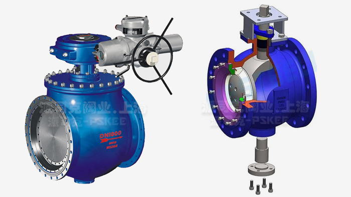 电动偏心半球阀结构图