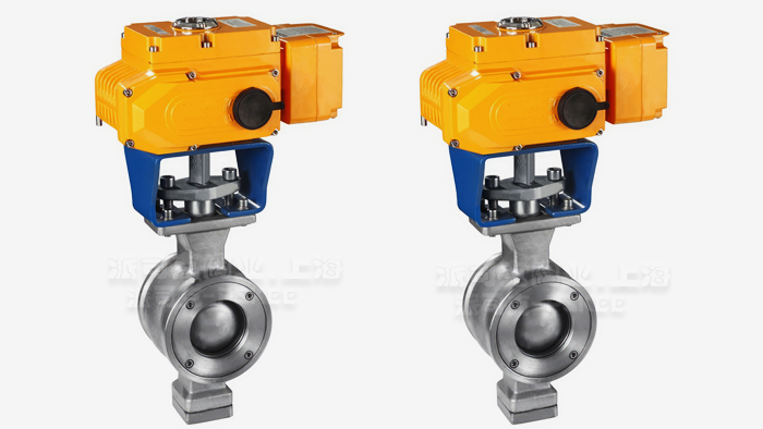 V型电动调节球阀